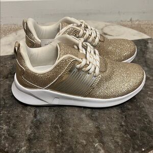 The Children's Place Gold Glitter Sneakers